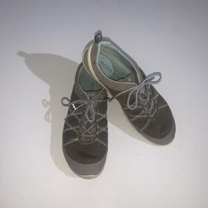 ECCO Biom Shoes Womens Size 7.5 Brown Mesh Lightweight Walking Sneakers Comfort